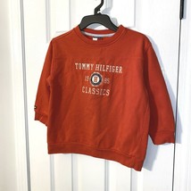 Vtg Tommy Hilfiger Classics Embroidered Sweatshirt Youth Sz. 6 Orange - £22.27 GBP