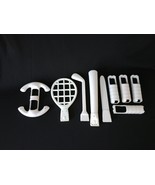 Lot of Nintendo Wii Accessories-Tennis Racket Steering Wheel Golf Sword ... - $16.79