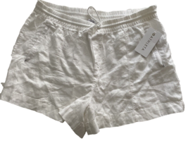 NWT Athleta White Retreat Linen Short Size 22 - £37.37 GBP