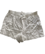 NWT Athleta White Retreat Linen Short Size 22 - £36.20 GBP