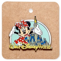 Minnie Mouse Disney Pin: Walt Disney World Castle  - £7.00 GBP