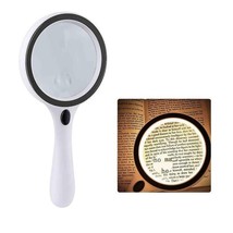 Hand Held Magnifier Magnifying Glass 10x Reading Glass With Light Jewelr... - £13.58 GBP