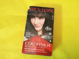 Revlon Colorsilk 10 /  black hair dye color New - $8.90