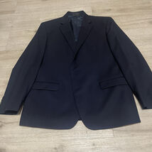 Ralph Laruen 44R Navy Blue 100% Wool Mens Blazer Sport Coat Suit Jacket ... - $13.49