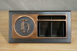 Vintage Copper Finish Metalware HYDE PARK Perpetual Desk Calendar Metal ... - $27.33