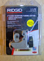 Used Once 1 Inch Close Quarters Tubing Cutter RIDGID 40617 Model 101 - $31.22