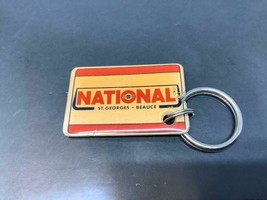 Vintage Promo Keyring NATIONAL CHEVROLET OLDS CADILLAC Keychain Ancien P... - $3.86