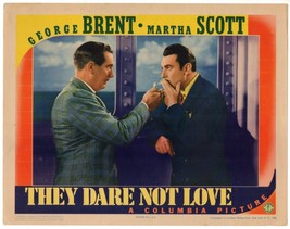 *James Whale&#39;s THEY DARE NOT LOVE &#39;41 Austrian George Brent &amp; German Pau... - £51.95 GBP