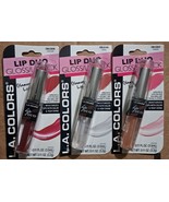 L.A. Colors Lip Duo Gloss and Lipstick 3 pcs. Charmed / Clarity / Twinkle - £11.44 GBP