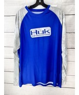 HuK Performance Fishing Shirt Moisture Wicking Size X-Large - £14.01 GBP