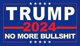 U.S. President Donald J. Trump 2024 - No More Bullshit Magnet - £14.46 GBP