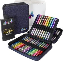 48 Artist Premium Quality Gel Marker Pens, 48 Matching Refills (96 Count... - £29.01 GBP