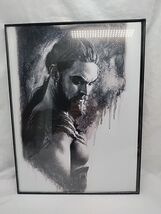 Framed Khal Drogo Game Of Thrones Charcoal Portrait 12&quot; X 16&quot; - $34.65