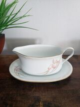 Vintage Noritake Ireland 3360 Sonata Gravy Boat with Plate - $12.82