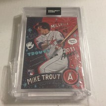 Topps Project 2020 Los Angeles Angels Mike Trout #142 Limited Print in Hard Case - £28.05 GBP
