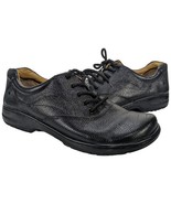 Black Leather Nurse Mates Shoes Macie Size 9 Wide 272901 - $43.56