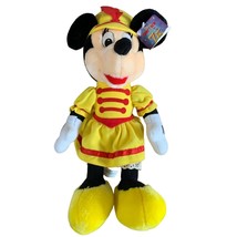 New Disney On Ice Conductor Minnie Mouse Band Leader 16.5 in Tall Yellow... - $14.84