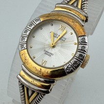 VTG Anne Klein Quartz Watch 12/1211 Women Diamonds Dual Tone New Battery... - $407.51 MXN