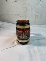 Amber Glass Mug Wood Handle Cup Siesta Ware The Bounty Pirate Vintage Retro - £11.60 GBP