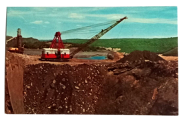 Surface Mining Anthracite Coal Fields Pennsylvania PA Dexter UNP Postcard 1965 - $14.99