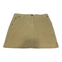 Vineyard Vines Women&#39;s Tan Corduroy Mini Skirt Size 10 - £29.15 GBP