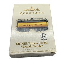 Lionel Union Pacific Veranda Tender Train Hallmark Keepsake Christmas Ornament - $13.09