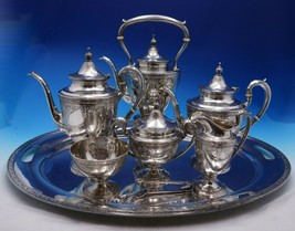 Cinderella by Gorham Sterling Silver Tea Set 7pc with Silverplate Tray (#4719) - £5,579.10 GBP