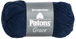 Spinrite Patons Grace Yarn Navy 1 Pack of 6 Skein - $1,304.39 MXN