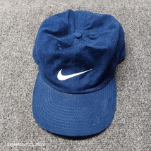 Nike Twill Baseball Cap Blue One Size Fits All Strap Back Hat - $11.69