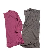 Ann Taylor Loft Womens Small Tops Lot of 2 Pink &amp; Gray Cotton/Modal Blen... - $199.52 MXN