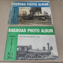 1952 Railroad Photo Album Book Steam Locomotives #2 &amp; #3 Steam Locomotives - £31.24 GBP