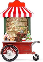 Christmas Snow Globe Lighted Santa Claus with 6H Timer Musical Christmas Decorat - £111.41 GBP