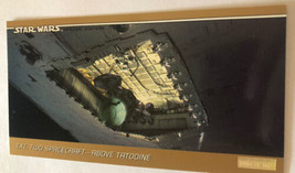 Star Wars Widevision Trading Card 1997 #1 Two Spacecraft Above Tatooine - £1.97 GBP