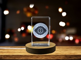 LED Base included | Stunning Amethyst Crystal Sculpture of the Third Eye... - $39.99+