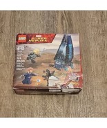 LEGO 76101 Marvel Super Heroes Outrider Dropship Attack New Damaged Box - $13.49