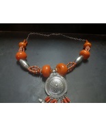 Traditional Moroccan Berber Louban Necklace – Handmade Tribal Jewelry - $1,404.00 MXN