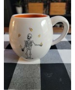 Rae Dunn Artisan Collection by Magenta Halloween Skeleton Candy Corn Mug... - £17.52 GBP