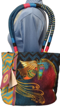 Laurel Burch Horses Mythical Mare &amp; Bird MEDIUM Tote Bag NEW - $37.12