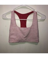 Outdoor Voices T Back Striped Pullover Sports Bra Women&#39;s SZ Medium - €15,36 EUR