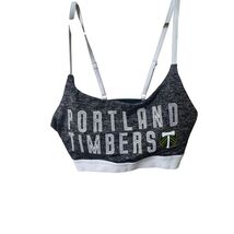 ZOozatz Portland Timbers Gray Sports Bra Activewear Soccer L NWT - $10.00