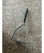 Vintage Stainless Steel Potato/Vegetable Masher Black Handle USA - $238.21 MXN
