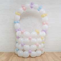 Celebrate It Shaped Balloon Kit 100 Balloons Decorate Basket Shape Multi... - $15.83