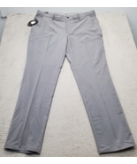 Greg Norman Bottom Pants Mens Size 40/34 Gray Microlux Play Dry Golf Per... - $40.22 CAD