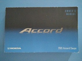 2015 Honda Accord Coupe Owner&#39;s Manual - $23.76