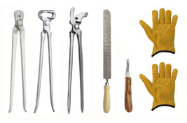 Horse Farrier Tool Essentials 6-Piece Groom Hoof Care Trim Tool Kit 984155 - $89.09