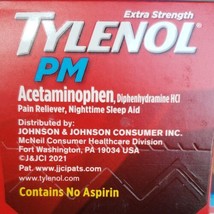 NIB Tylenol PM Caplets (225 ct.) Pain Reliever, Nighttime Sleep Aid Exp.... - £21.98 GBP