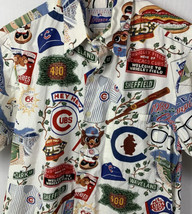 Reyn Spooner Hawaiian Shirt Chicago Cubs Button Up Aloha MLB Wrigley Men... - £39.95 GBP