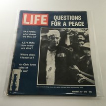 VTG Life Magazine: November 10 1972 - Questions For A Peace/543 POW&#39;s - £10.62 GBP