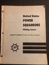 UNITED STATES POWER SQUADRONS PILOTING COURSE 1959 Student&#39;s booklet sea... - $183.03 MXN