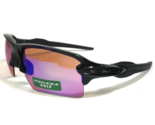 Oakley Sunglasses FLAK 2.0 OO9188-05 Black Wrap Frames with Prizm Golf L... - $167.93